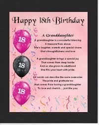 Happy 18th Birthday Emotional Birthday Paragraph For Cousin Personalised Mounted Poem Print 18th Birthday Design Granddaughter Poem 21st Birthday Quotes Birthday Poems For Daughter Birthday Poems