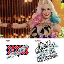 Game will start after a short ad. Fm Anime Harley Quinn Birds Of Prey Daddy S Lil Monster Arm Cosplay Tattoo Stickers