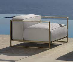 Stainless steel or in stainless steel with iroko timber laths the. Santafe Garden Armchair In Brushed Stainless Steel Idd