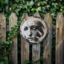 inspired round metal wall art cave