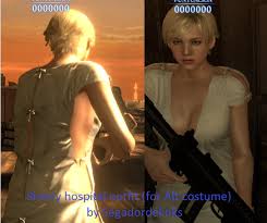 How do i unlock extra costumes? Re6 Mod Sherry Hospital Outfit Alt Costume By Segadordelinks On Deviantart