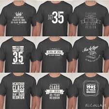 High School Reunion Favor Tshirt Designs 35 Year Reunion Mcarthurclassof1985 High School Reunion Reunion Shirts School Shirt Designs