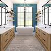The narrow pullout cabinetry is similar to spice racks that might flank a kitchen range. 3