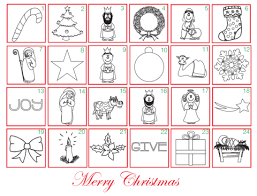 Advent Coloring Calendar For Kids Advent Coloring Calendar Advent Coloring Coloring Calendar