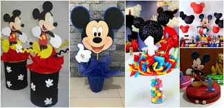 Podéis organizar una fiesta de disfraces y que cada niño asista vestido como. 12 Centros De Mesa De Mickey Mouse Para Fiestas Infantiles Mimundomanual