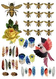 Birds And Bees Nursery Website Birds Feathers And Bees Free Printable Stickers Erin Condren Free Printable Stickers Bee Printables Happy Planner Printables