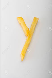 I =  i ̭ before vowels, but i elsewhere; Alphabet Y Formed By French Fries Stock Photo Picture And Royalty Free Image Image 80692327