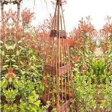 Selber Flechten Mit Weidenruten Rankgitter Rankhilfe Obelisk