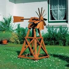 As Windrad Aus Holz Passt Perfekt In Jeden Garten Amerikanisches Windrad Aus Impragniertem Kiefernholz Das Windrad Und Der Kop Windrad Dekoration Garten Deko