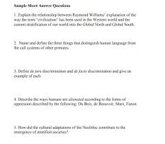 Sample Short Answer Questions 1 Explain The Relat Chegg Com