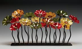 Glass garden flowers for sale. Breckenridge Glass Flower Garden By Scott Johnson And Shawn Johnson Art Glass Sculpture Artful Home