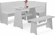High seatbacks and a bench. Corner Dining Set With Bench Shop Online And Save Up To 39 Uk Lionshome
