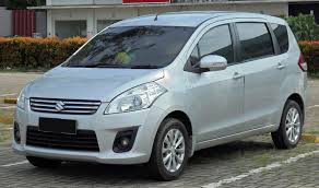 Transmission specs include 5 speed manual with strut front and torsion beam rear suspension. Suzuki Ertiga Wikipedia