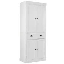 Amish barnwood glass front kitchen cabinet. Gymax Kitchen Cabinet Pantry Cupboard Freestanding W Adjustable Shelves White Walmart Com Walmart Com