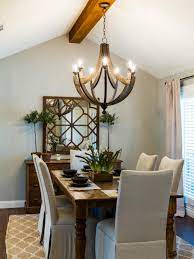 1968 Fixer Upper In An Older Neighborhood Gets A Fresh Update Modern Farmhouse Dining Room Rustic Dining Room Lighting Modern Farmhouse Dining