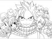 If you or the young artist in your family is also fond of music, this is a great coloring page to kick off your coloring time. Anime And Mangas Free Printable Coloring Pages For Kids