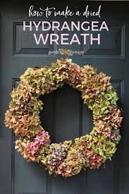 You can either purchase already dried hydrangea flowers from your local craft store, or you can dry your own. Easy To Make Hydrangea Wreath Tips To Make It Last