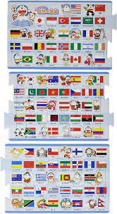 18 24 32ピース 子供向けパズル ステップ脳シリーズ ステップ3 どこでもドラえもん 世界の国旗 国旗 世界地理 世界地図パズル