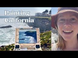 Plein air oil painting in California ✦ Painting the California coast