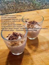 Pin Van Mb B Op Toetjes Lekker Eten Koolhydraatarme Chocolade Mousse