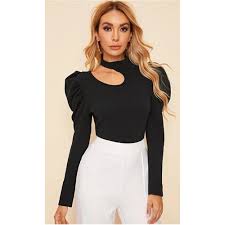Gogus Dekolteli Karpuz Kol Bluz Moda Stilleri Bluz Moda Kiyafetler