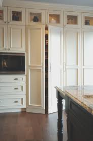 kitchen cabinets with glass doors