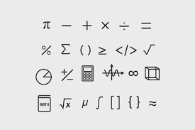 25 Math Symbol Icons Math Design Math Logo Math Drawing