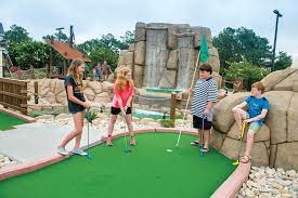 It is all in a compact space so you might feel a little crowded on a busy night. Pirates Island At Corolla Light Town Center Outerbanks Com