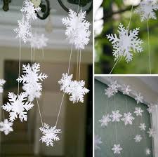 Guirlande De Noel En Papier A Faire Soi Meme En 25 Idees Originales Guirlande Noel Decorations De Noel En Papier Decoration Noel