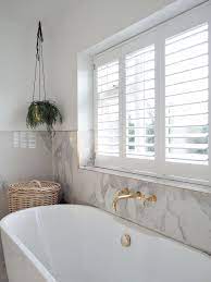Check spelling or type a new query. White Diy Window Shutters Bathroom Small Bathroom Window Bathroom Window Treatments Bathroom Style