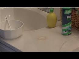 To remove rust stains in your tub or shower, spray whink® rust stain remover foaming spray onto the discolored surface, allow it to sit until the stains have dissolved and then rinse with water. Housekeeping Tips Removing Rust From Marble Youtube