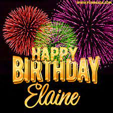 Happy Birthday Elaine Gifs Download Original Images On Funimada Com