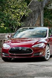 Tesla Model S Signature Signature Red Hd Desktop Wallpaper