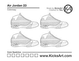 Using the red alt i like your colors page, you can find all color codes used by any web page on. Air Jordan 23 Sneaker Coloring Pages Created By Kicksart