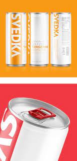 Svedka Spiked Premium Seltzer Creative Packaging Design Svedka Packaging Design Inspiration