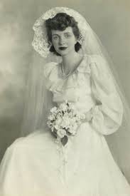 My Grandmother On Her Wedding Day 1947 Vintage Bridal Antique Wedding Dresses Vintage Bride