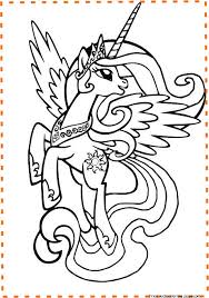 Princessia coloring page pages free printable luna and. My Little Pony Coloring Pages Princess Celestia