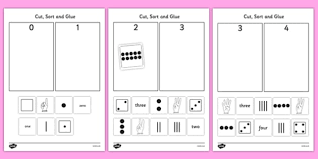A collection of free esl worksheets on many different topics for english language learners and teachers. Cut And Stick Number Sort Worksheet Worksheets