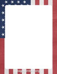 Vector Clip Art American Flag Black And White American Flag Border Borders For Paper Printable Border Page Borders