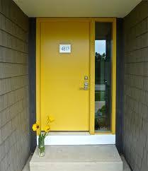 Top and bottom, that open and close separately. Gi Modern Yellow Door Gray Siding Riverscolorworks Design