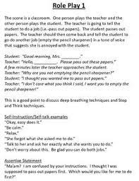 Role Play Scripts Conflict Resolution Anger Management Role Play Scripts Conflict Resolution Teaching Social Skills