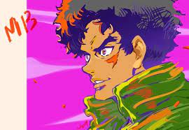 Gearless Joe Megalobox Anime Cool Art Illustration