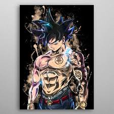 Il design di jiren e goku ultra. Goku Poster By The Exlucive Displate Dragon Ball Super Goku Dragon Ball Dragon Ball Super Manga