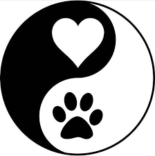 Yin Yang Dog Paw Heart Svg Png Jpg Cricut Silhouette Etsy In 2020 Paw Heart Dog Tattoos Cute Drawings