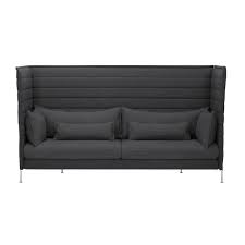 The classic button back loveseat has had a makeover and comes in an array of glorious shades to. Vitra Alcove Highback 3 Seater Sofa Ambientedirect