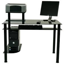 Moderne Computer Schreibtisch Schwarz Mit Bildern Glasschreibtisch Schreibtisch Schwarz Schreibtisch Glas