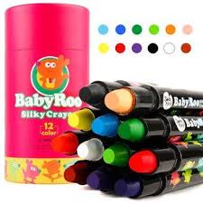 Childrens Spinning Silk Crayon Set Safety Washable Brush Oil Painting Stick Birthday New Year Gift To In 2020 Crayon Set Toddler Coloring Book Arts And Crafts Supplies