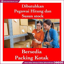 Halaman 1 dari 8 lowongan. Lowongan Kerja Dibutuhkan Pegawai Hitung Stock Susun Stock Baju Frego Bagcharm Bersedia Packing Kotak Waktu Kerja Senin Sabtu 09 00 18 00 Syarat Wanita Jujur Rajin Teliti Sabar Pekerja Keras Dan Bertanggung Jawab Umur Max