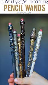Diy Harry Potter Pencil Wands Tutorial Harry Potter Diy Harry Potter Wand Harry Potter Cosplay