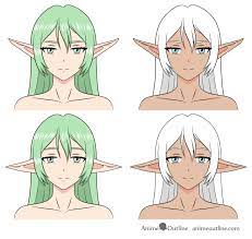 Maybe you would like to learn more about one of these? How To Draw An Anime Elf Girl Step By Step Animeoutline